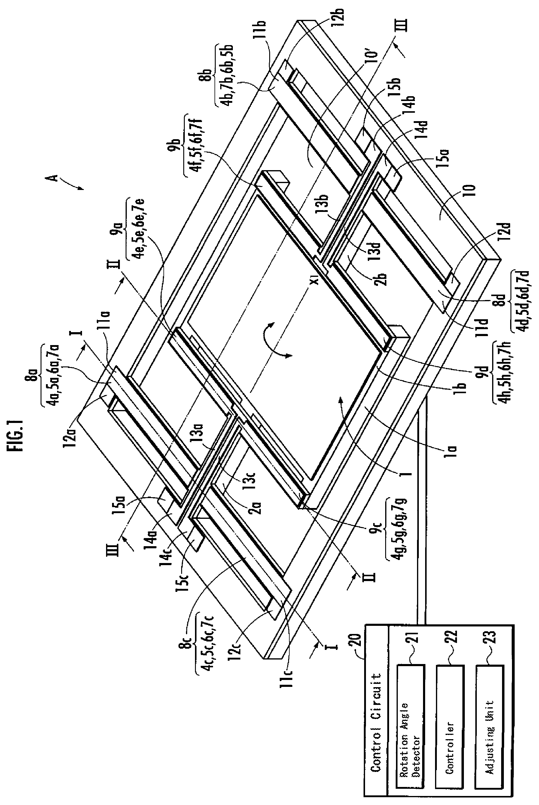 Optical deflector