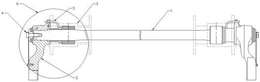 Anti-side-rolling torsion bar assembly and anti-moving method thereof