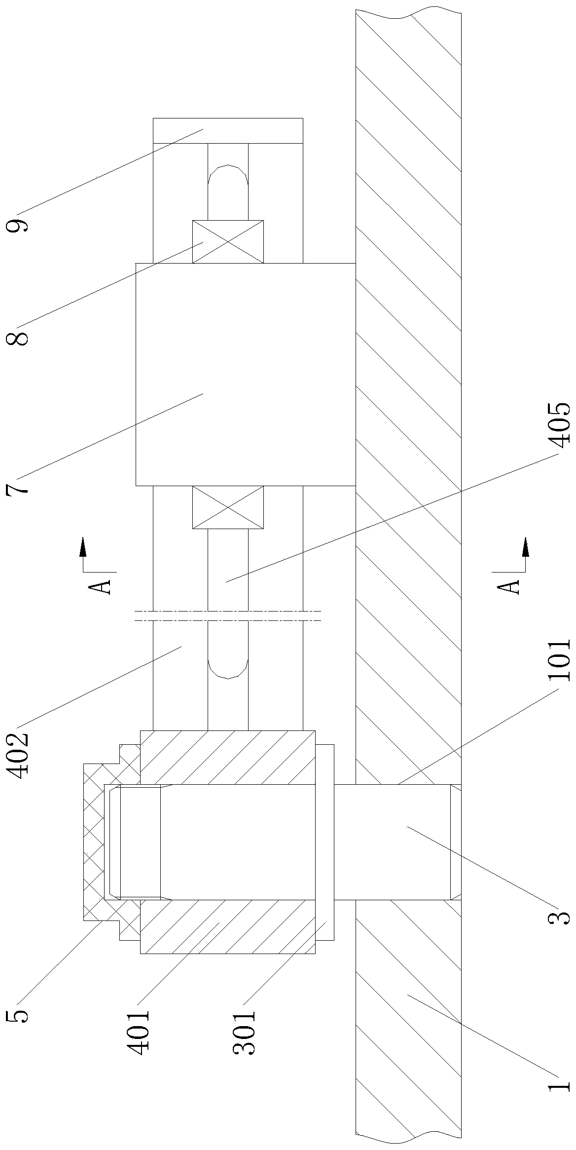 A pcb board fixing device for a small mounter