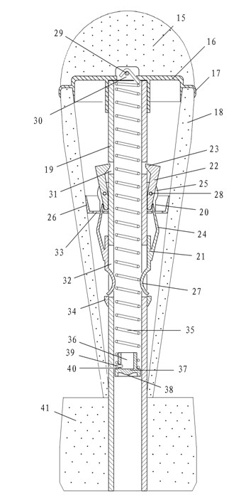 Toy trench mortar as well as cannonball and pressure spring barrel thereof