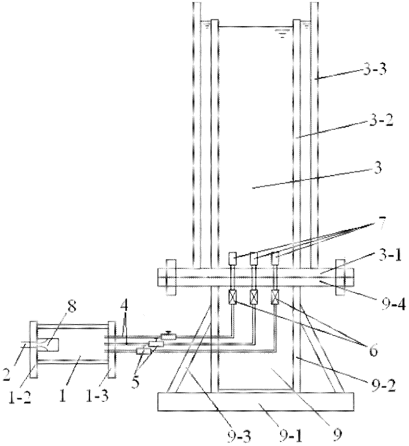 Stimulated aeration test device based on aerobic water treatment condition simulation