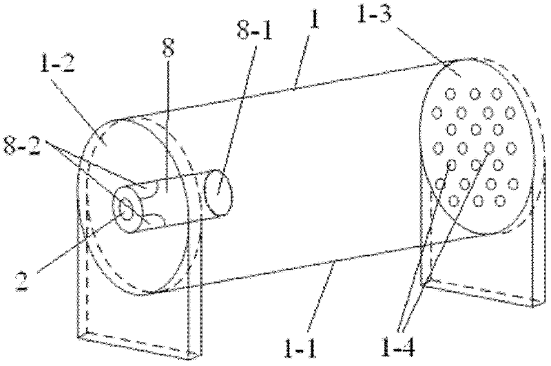 Stimulated aeration test device based on aerobic water treatment condition simulation