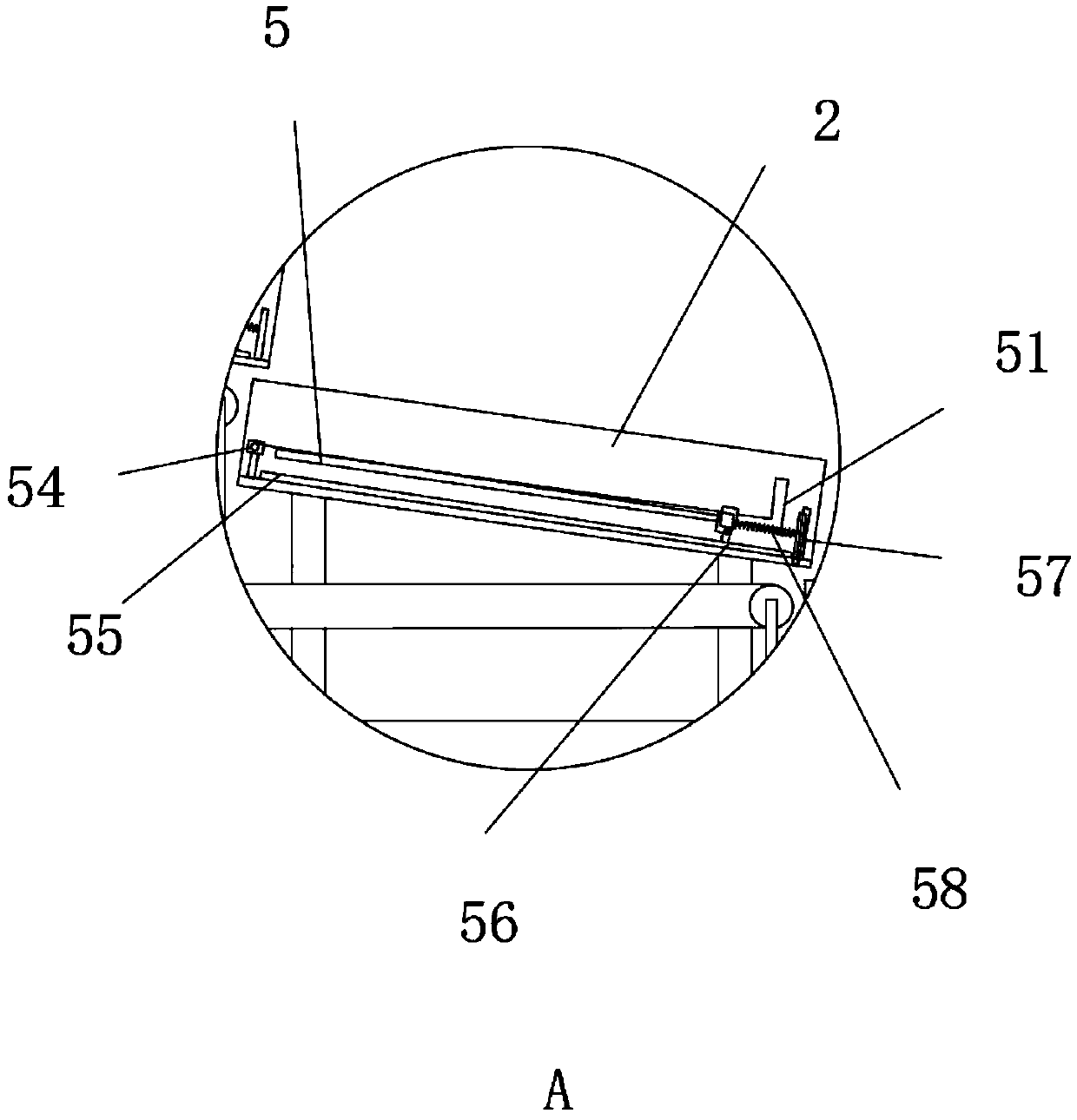 Plastic particle screening device