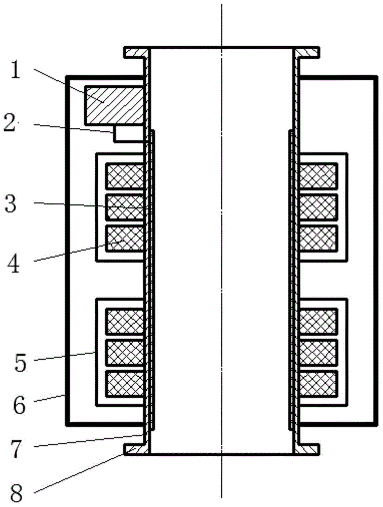 Permanent magnet ultrasonic paraffin control device