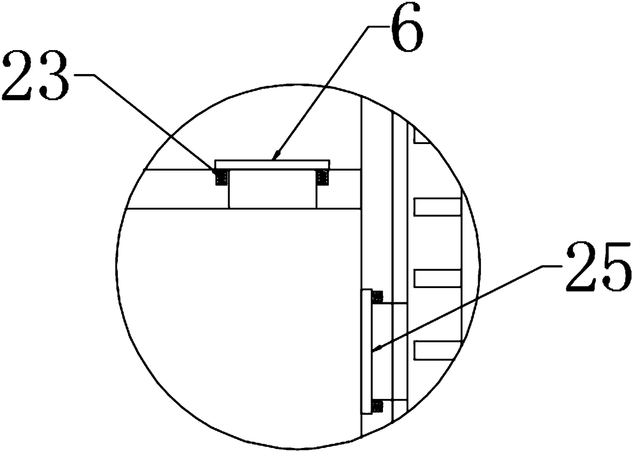 Circulating type paint mixing device for producing petroleum pipeline