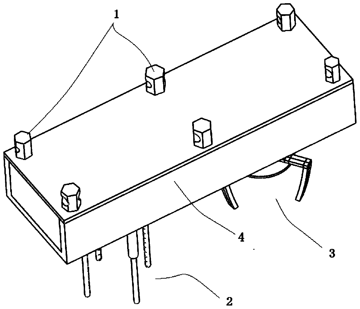 Auxiliary device for rice transplanting