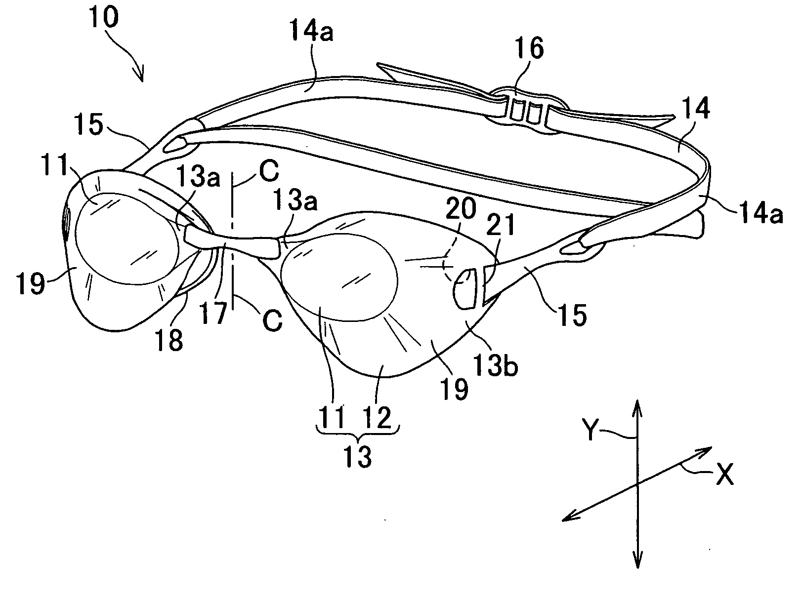 Swimming goggle