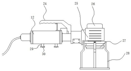 Movable laser marking machine convenient to assemble