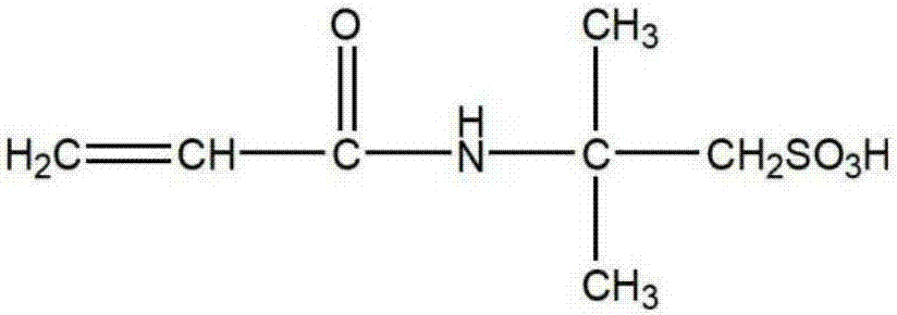 Process for reducing sulfate ions in synthesis process of 2-acrylamido-2-methylpropanesulfonic acid