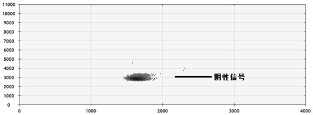 Digital PCR kit for detecting human EGFR gene mutation