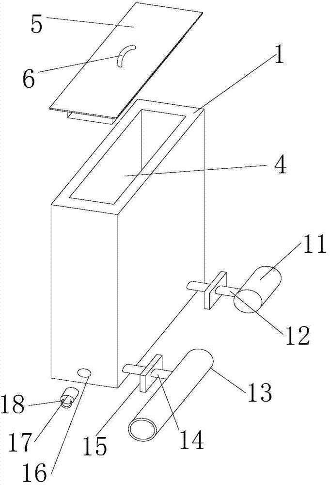 Nylon pouring reaction box