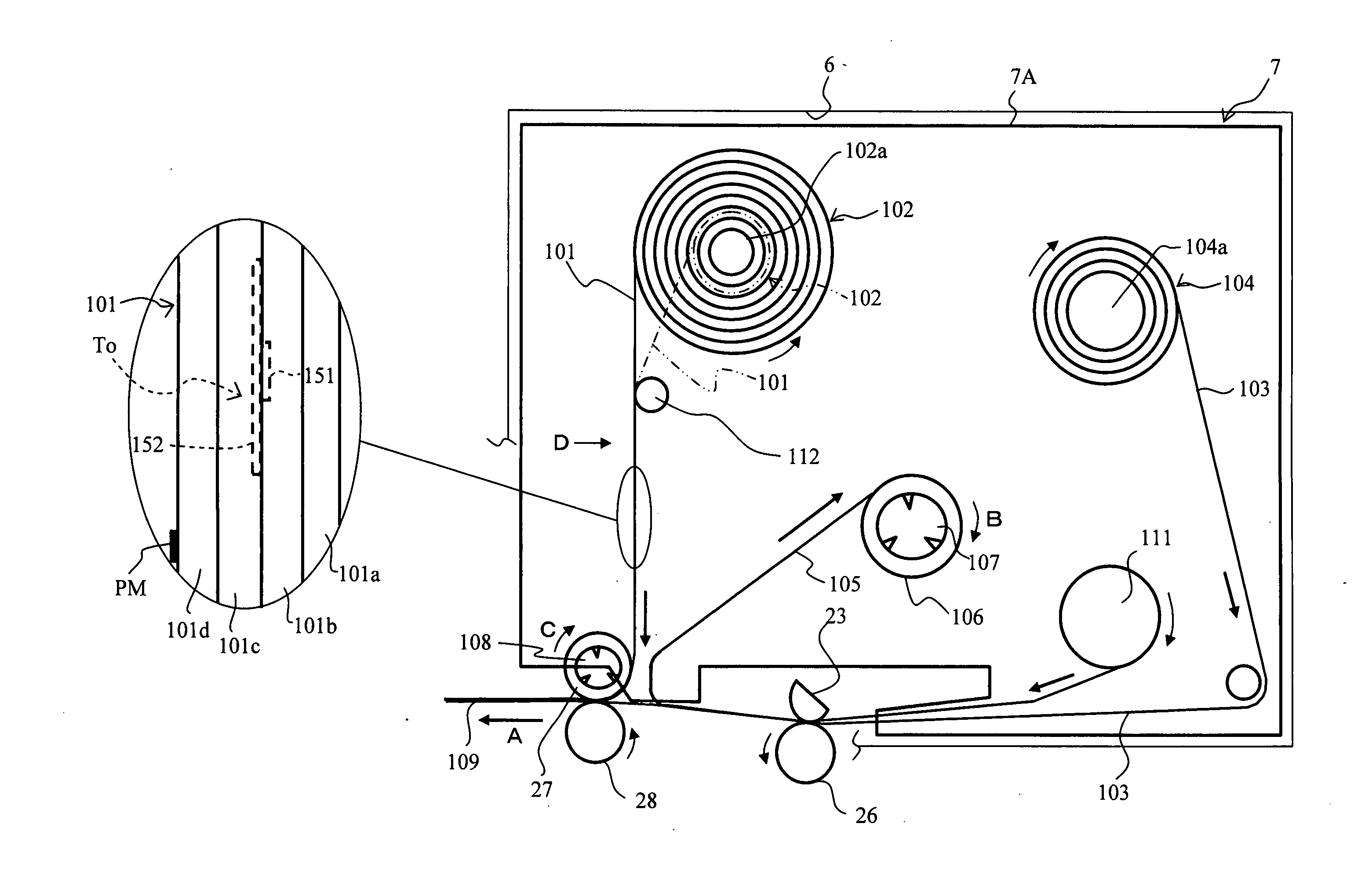 Tag-label producing device