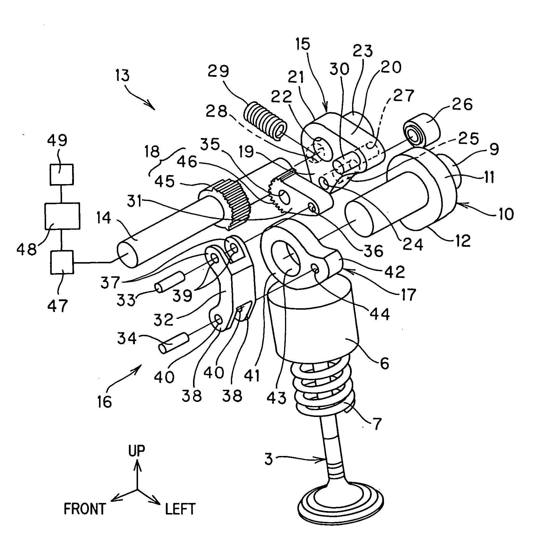 Variable valve activation system for internal combustion engine