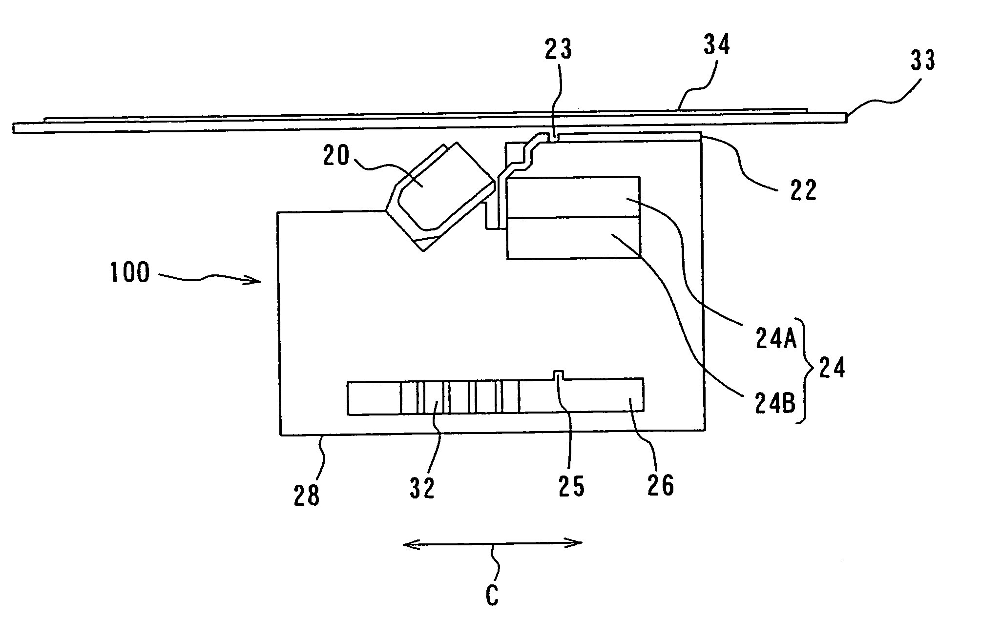 Contact image sensor and methods for aligning a light element array substrate thereof