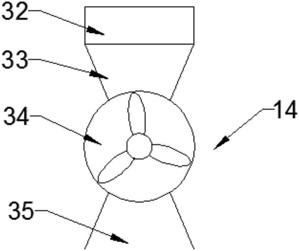 Environment-friendly treatment device for domestic wastewater and wastes