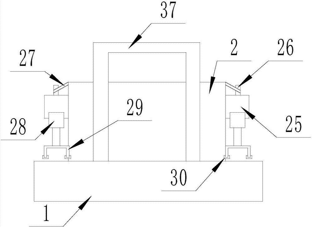 Device for internal mashing for mud mixing