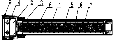 Mining intrinsic safety type transient electromagnetic instrument receiving antenna