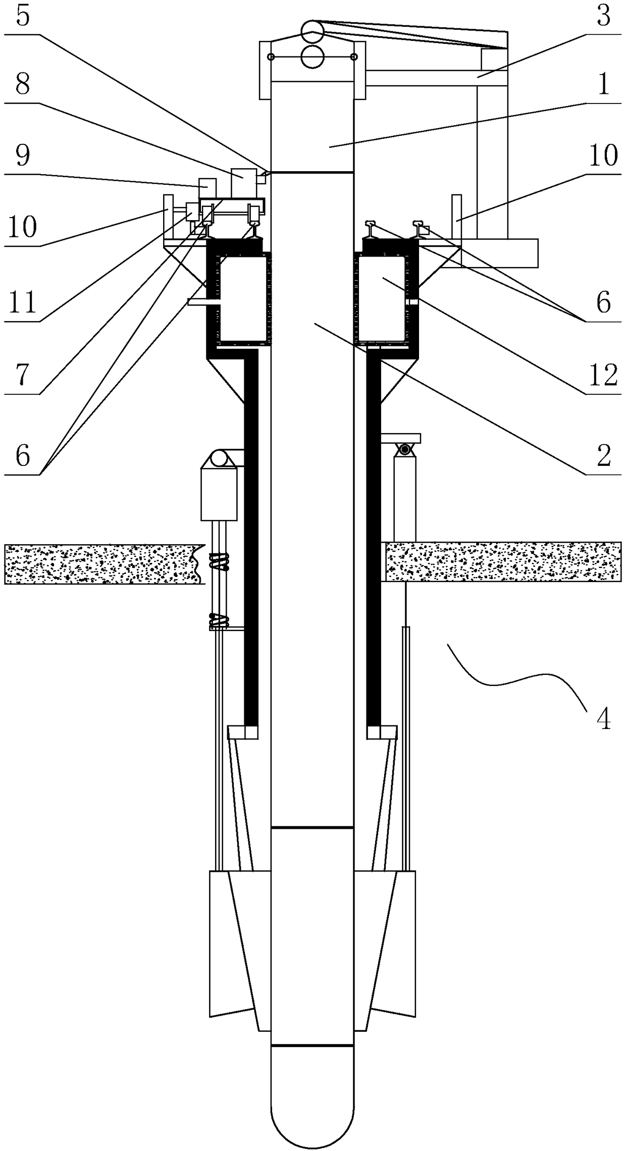 Automatic welding system for electrode shell of submerged arc furnace