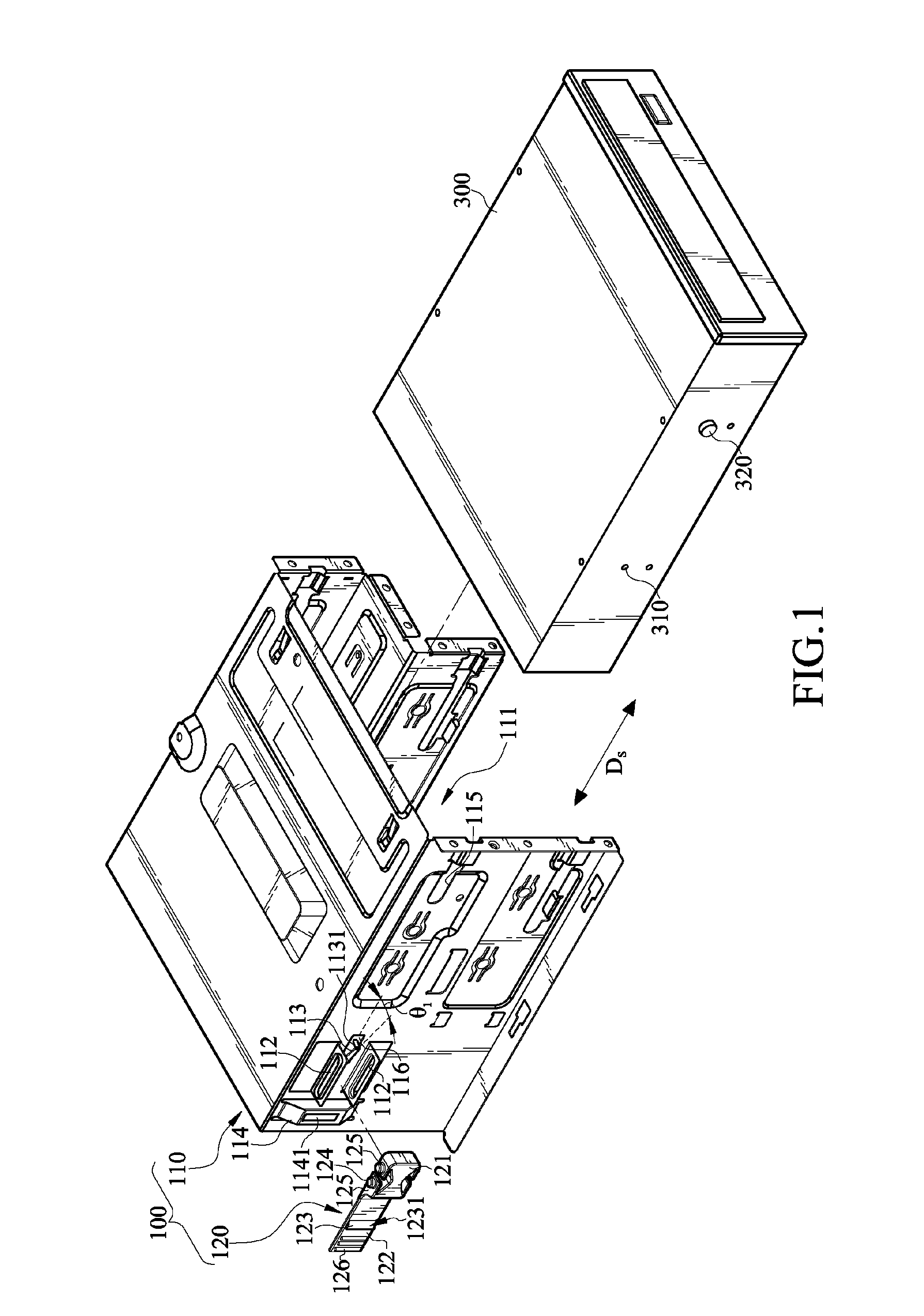 Fixing mechanism for storage device