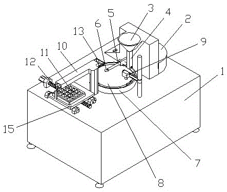 Automatic through-hole size detection device and detection method thereof