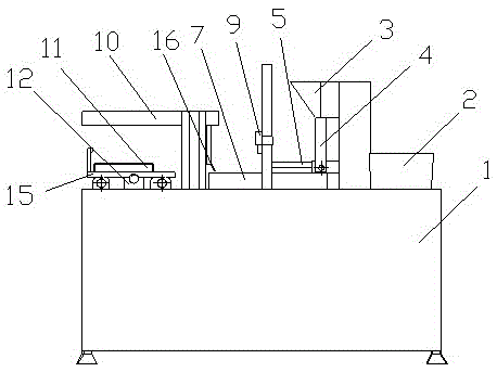 Automatic through-hole size detection device and detection method thereof