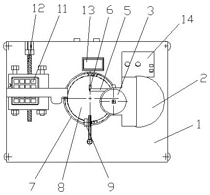 Automatic through-hole size detection device and detection method thereof