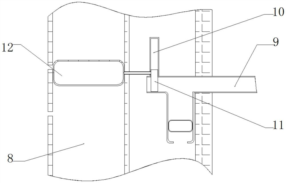 A device for automatic clamping and ultrasonic comprehensive cleaning using air inflation