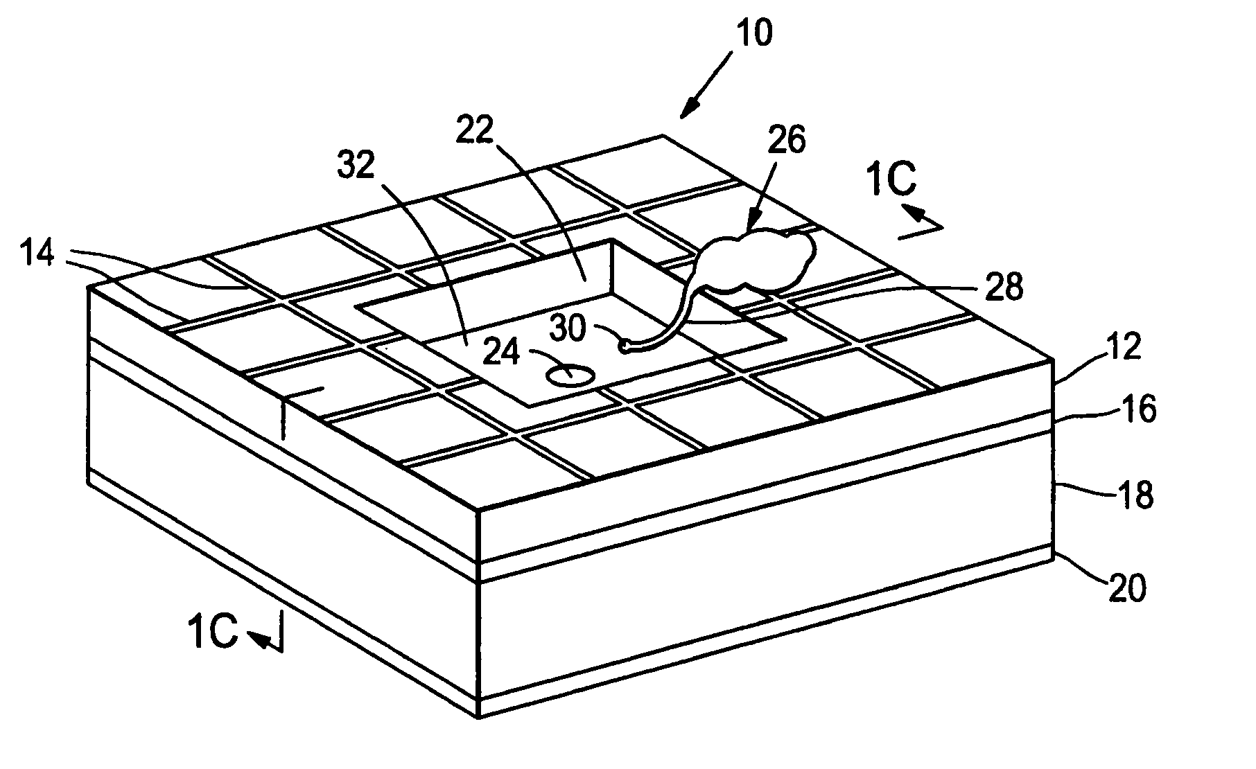 Artificial synapse chip