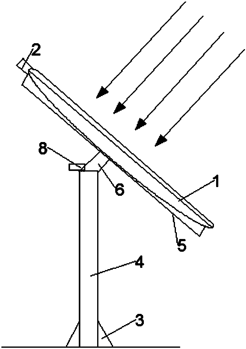 Heliostat tracking control device