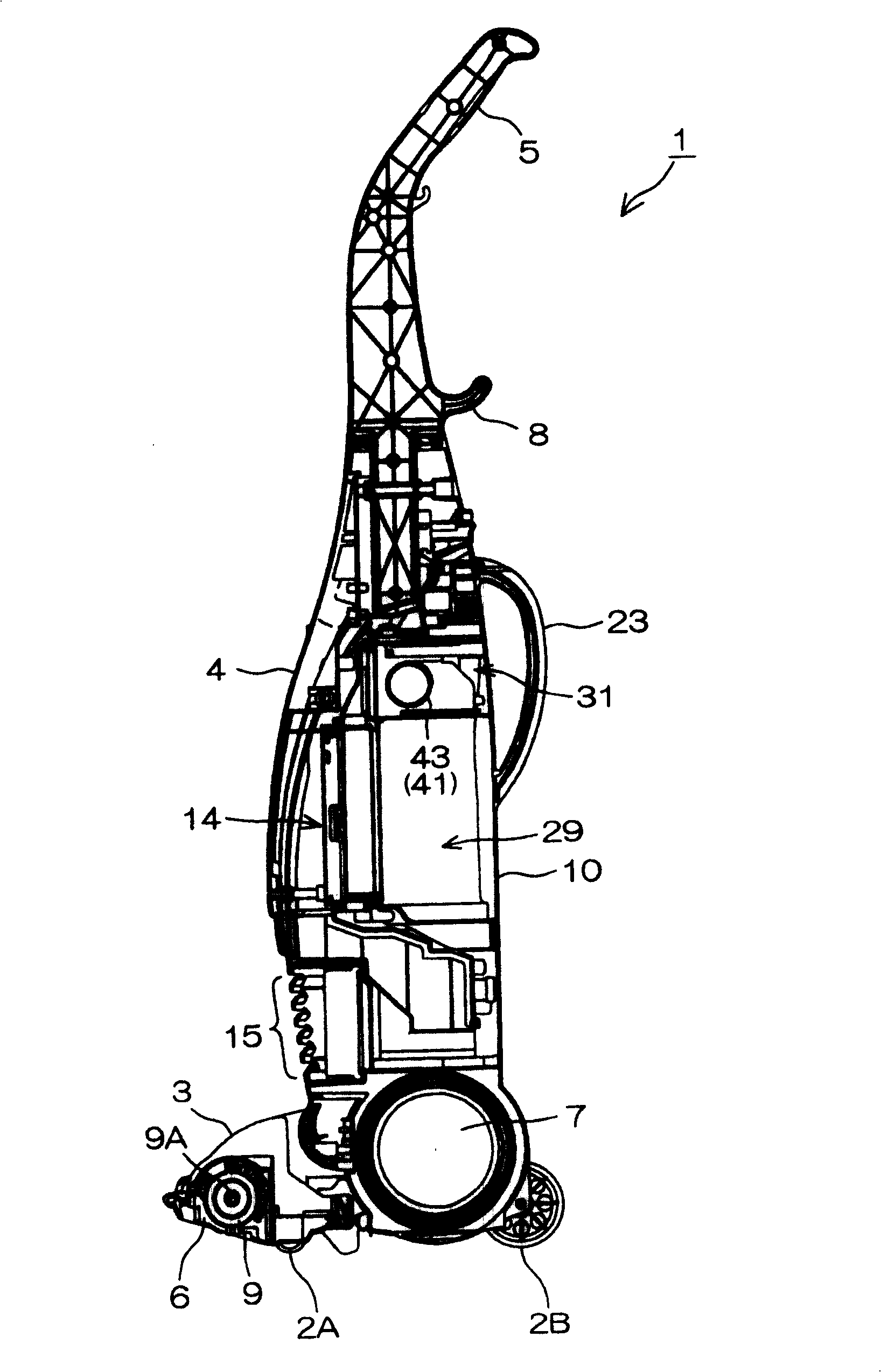 Dust collector for vacuum cleaner