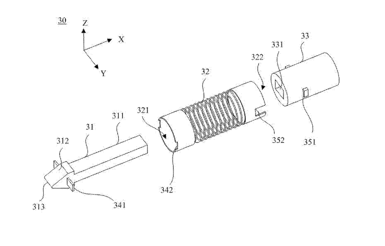 Bolt type probe