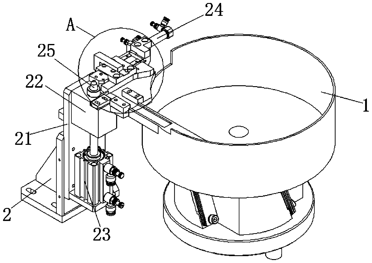 Cylinder sealing ring feeding device