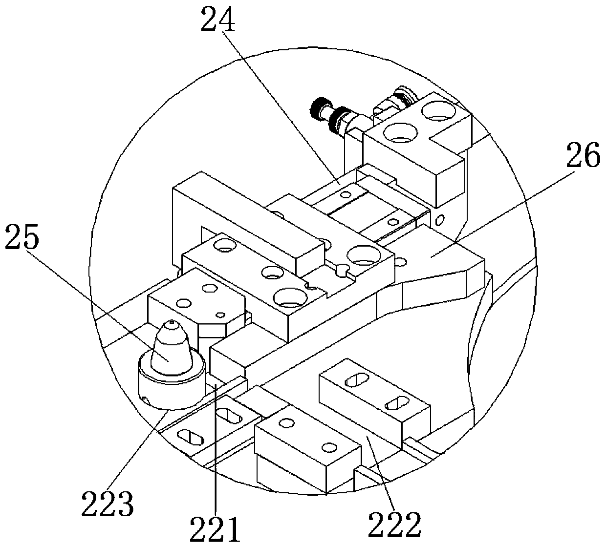 Cylinder sealing ring feeding device