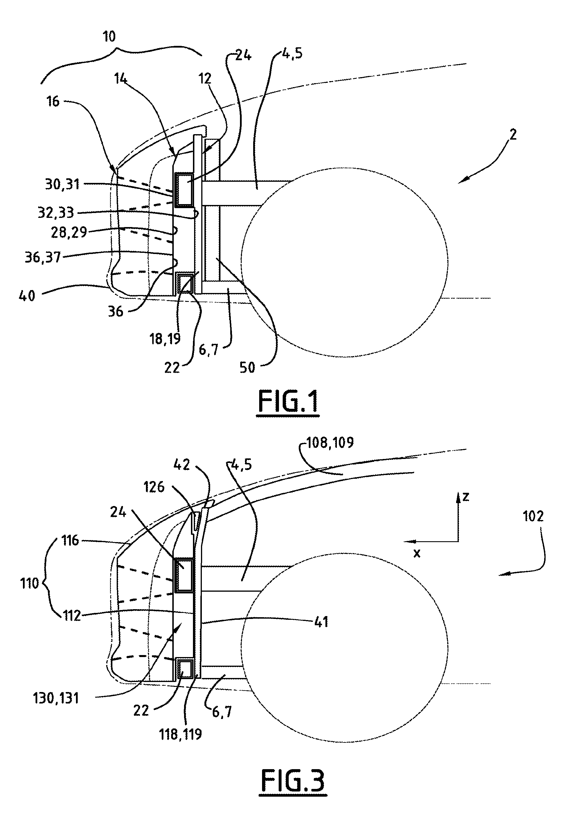 Shock-absorber assembly and corresponding motor vehicle