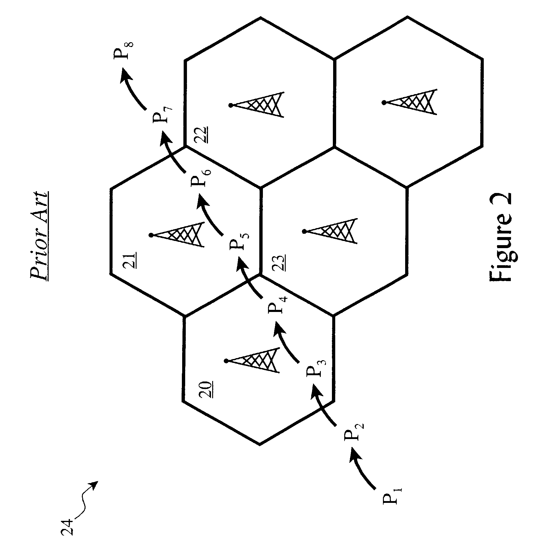 Power saving system and method for mobile wireless network device using historical periods of signal intermittence and reliability