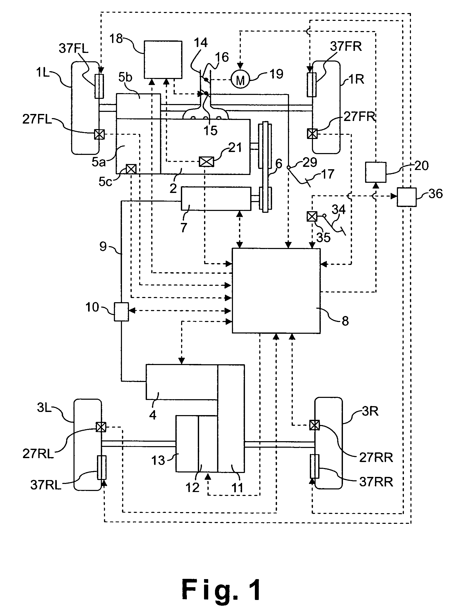 Vehicle drive force control apparatus