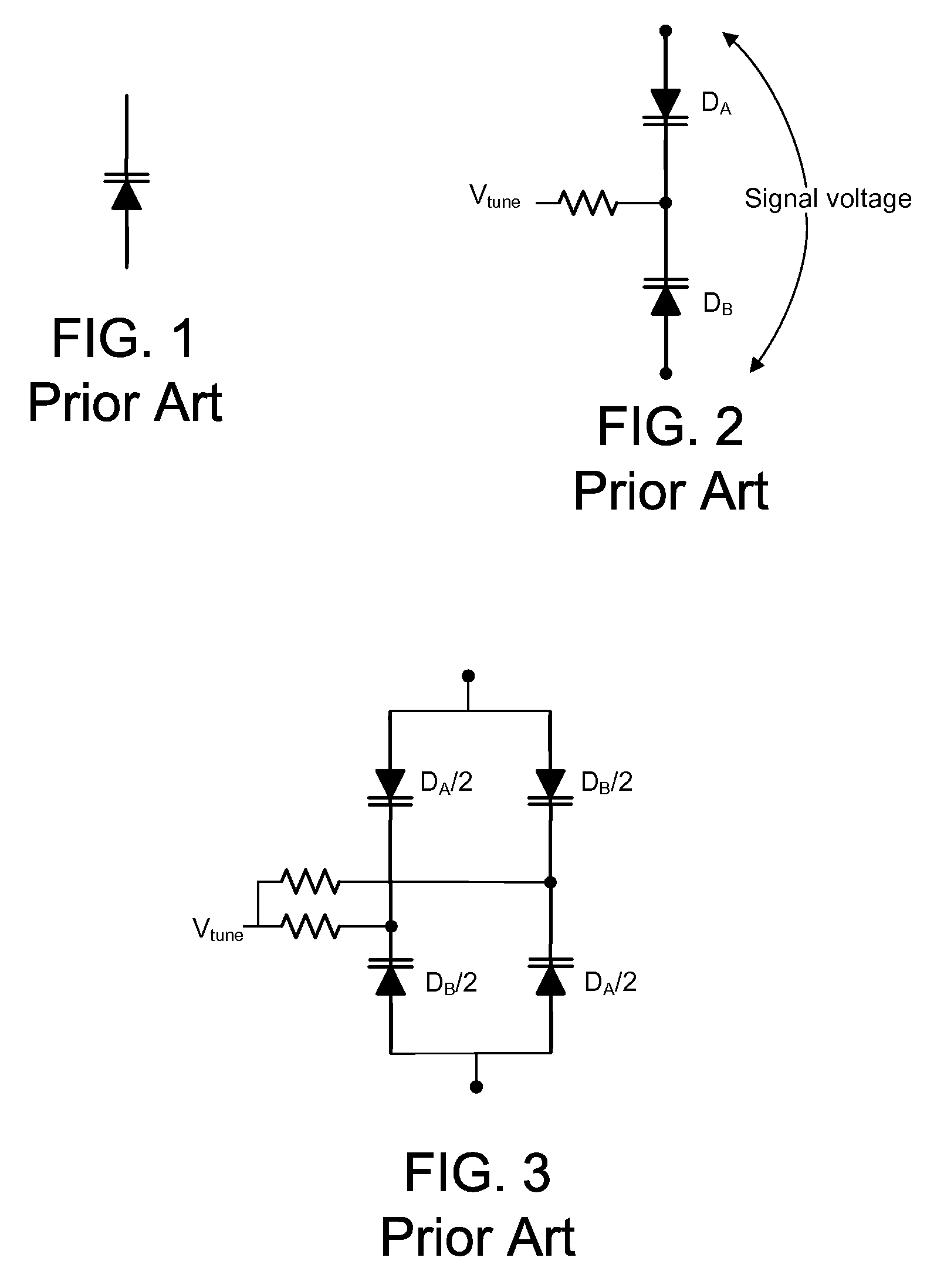 Distortion reduction for variable capacitance devices