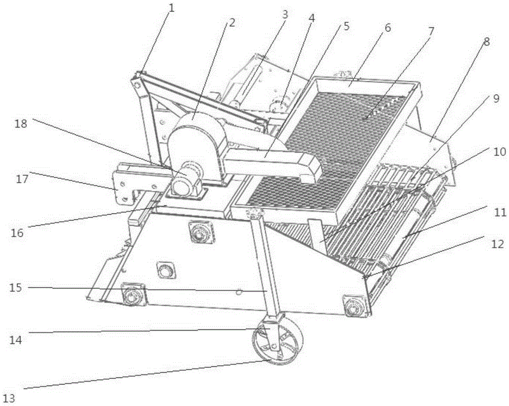 Potato residue membrane device recycling machine