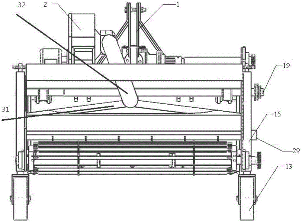 Potato residue membrane device recycling machine