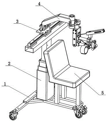 Large arm rehabilitation training device