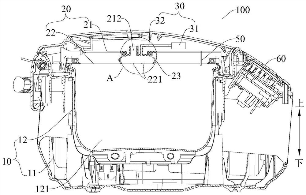 Cooking appliance and spill-proof control method thereof