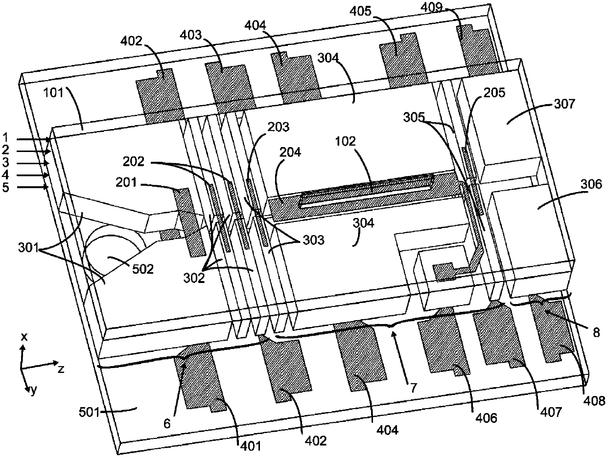 A kind of rectangular ion trap with multilayer structure based on mems technology and its preparation method