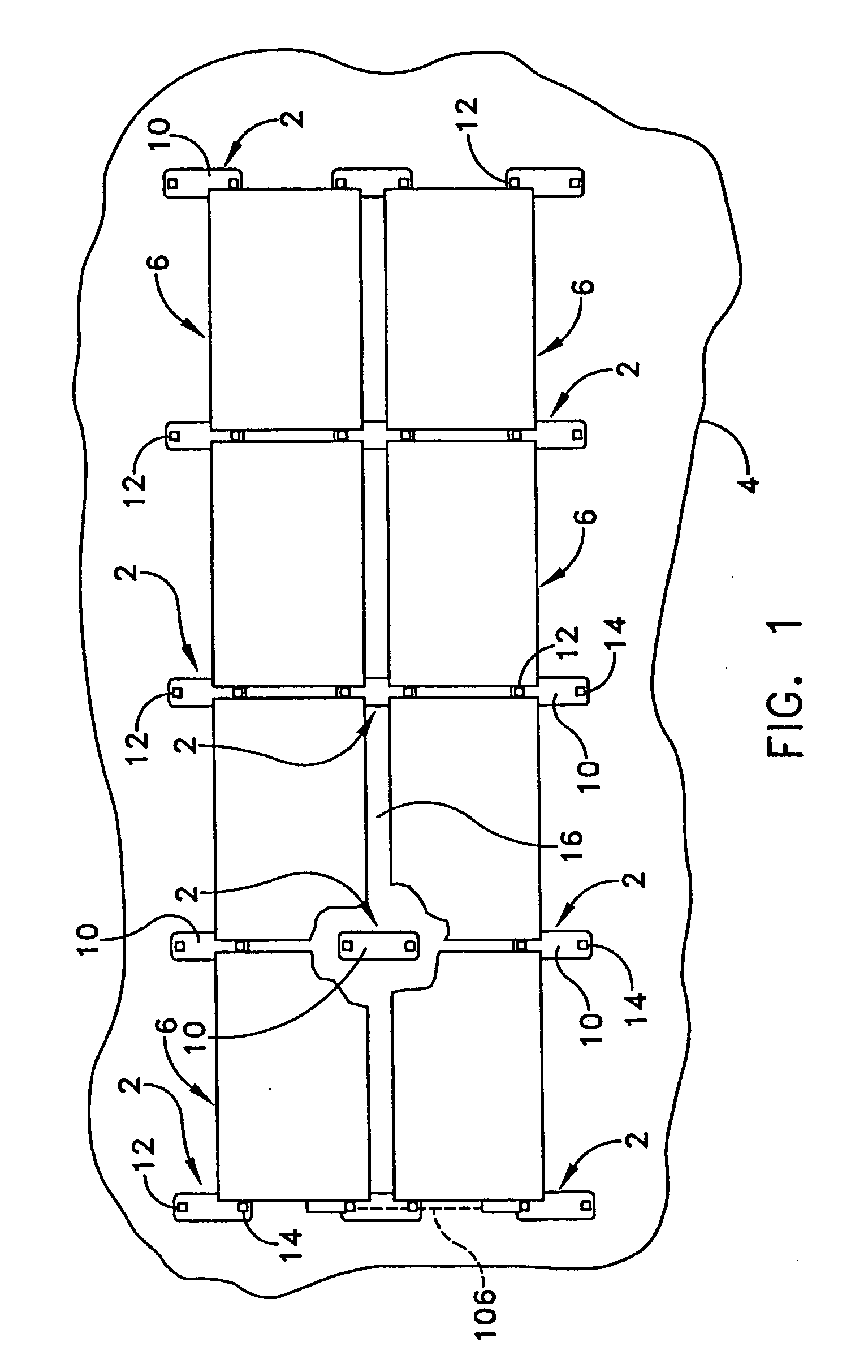 Apparatus for mounting photovoltaic power generating systems on buildings