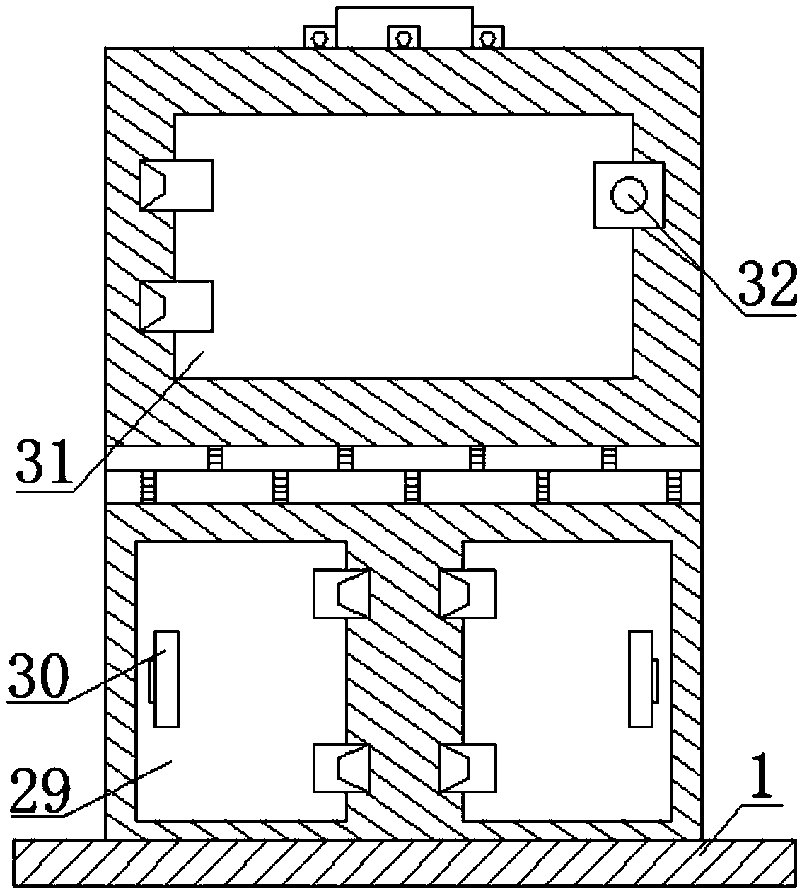 Disinfecting device with good sorting effect for medical use