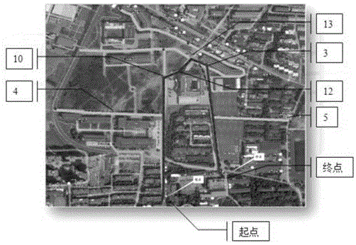 Path planning method for orchard tracked robot