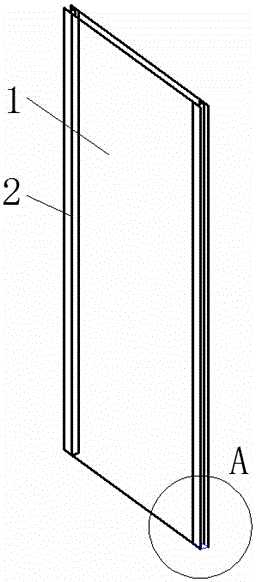 Underground diaphragm wall air bag type interface box and use method thereof