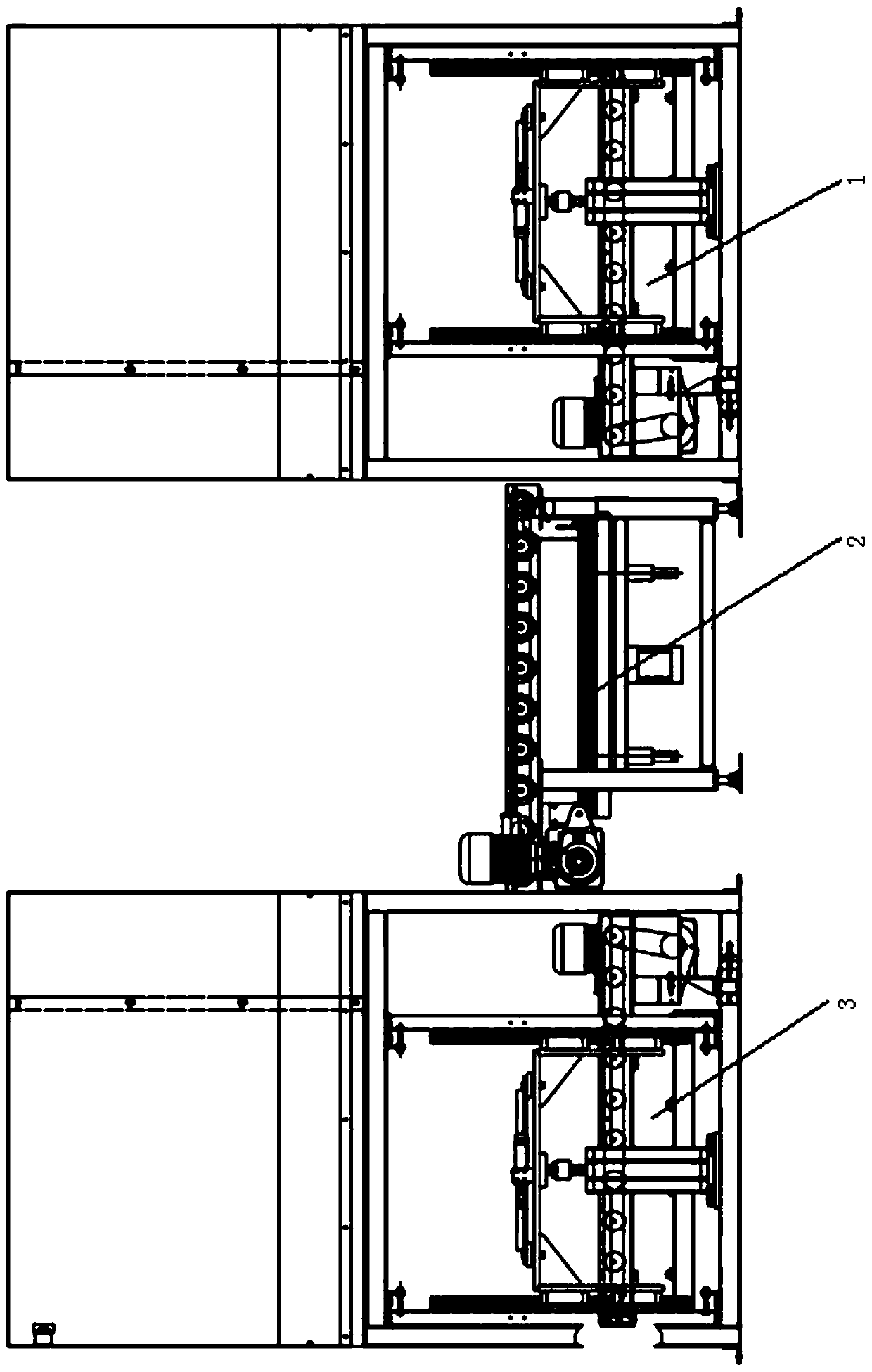 Unstacking and stacking machine