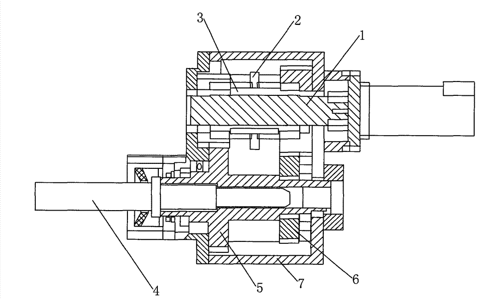 Gear shifting mechanism of power head with adjustable multi-level rotational speed