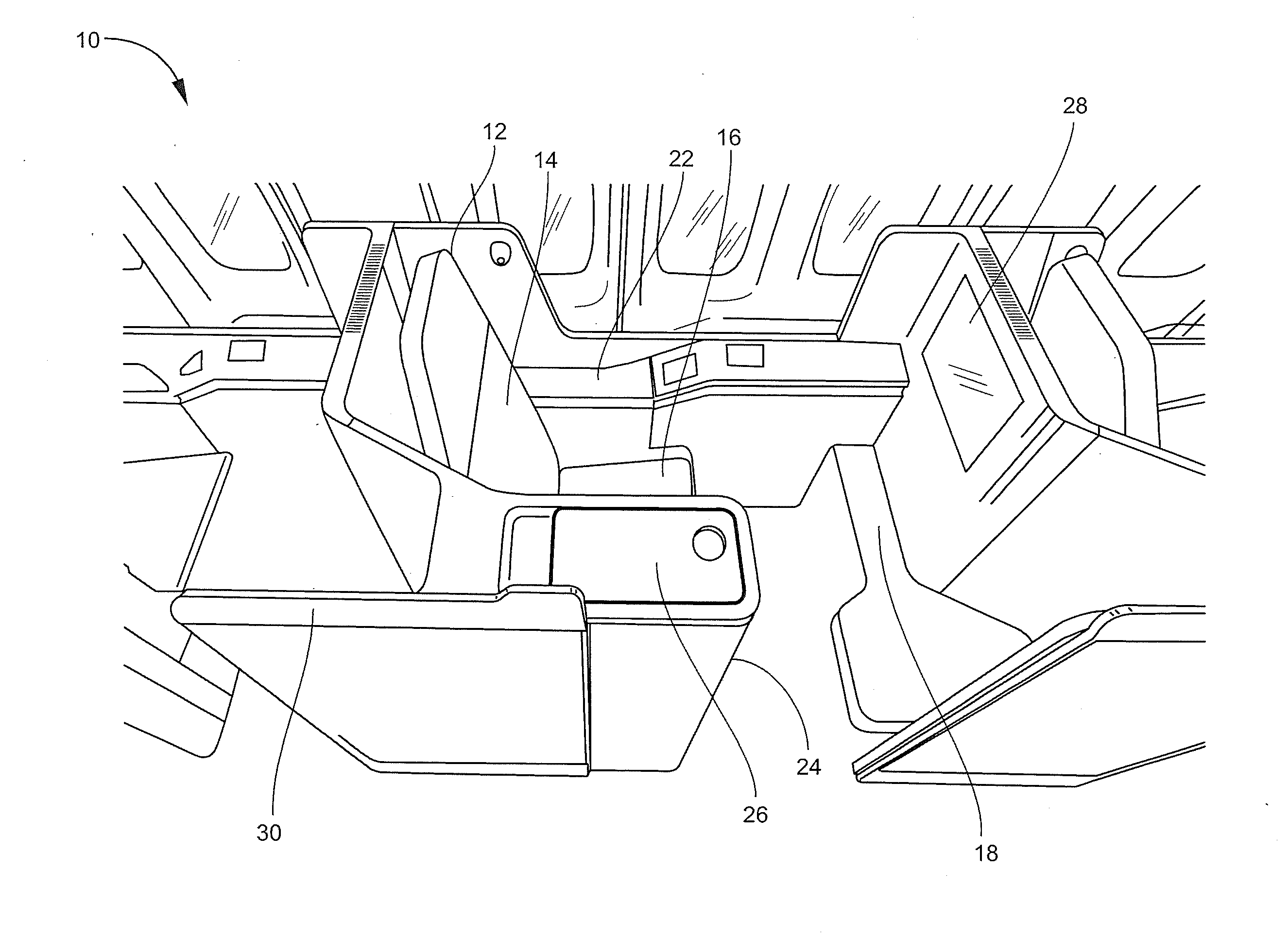 Aircraft passenger suite with combination bed