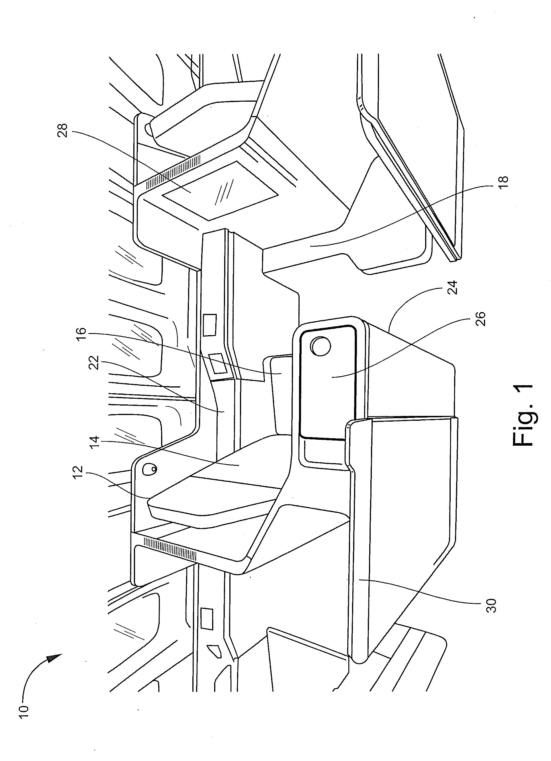 Aircraft passenger suite with combination bed